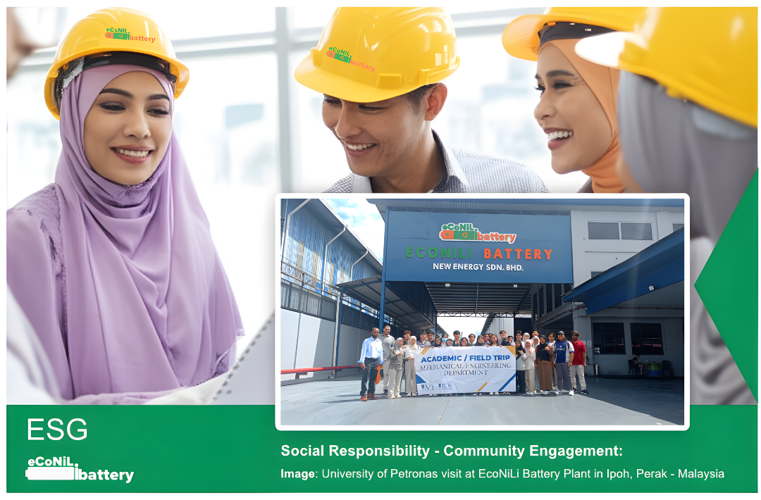 Social Responsibility - ESG, EcoNiLi Battery New Energy